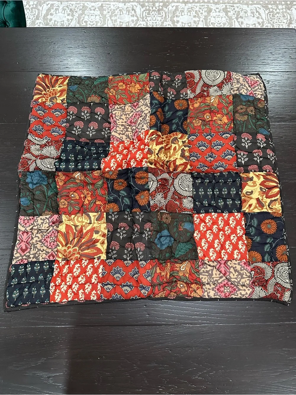 Pottery Barn Multi Color Quilted Euro Shams - Set of 2